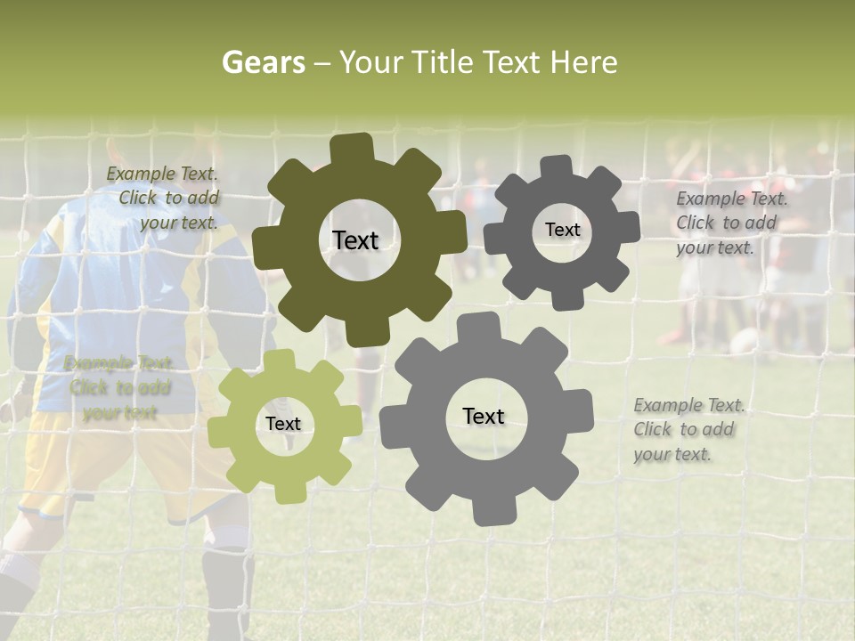 Goal Soccer Game PowerPoint Template