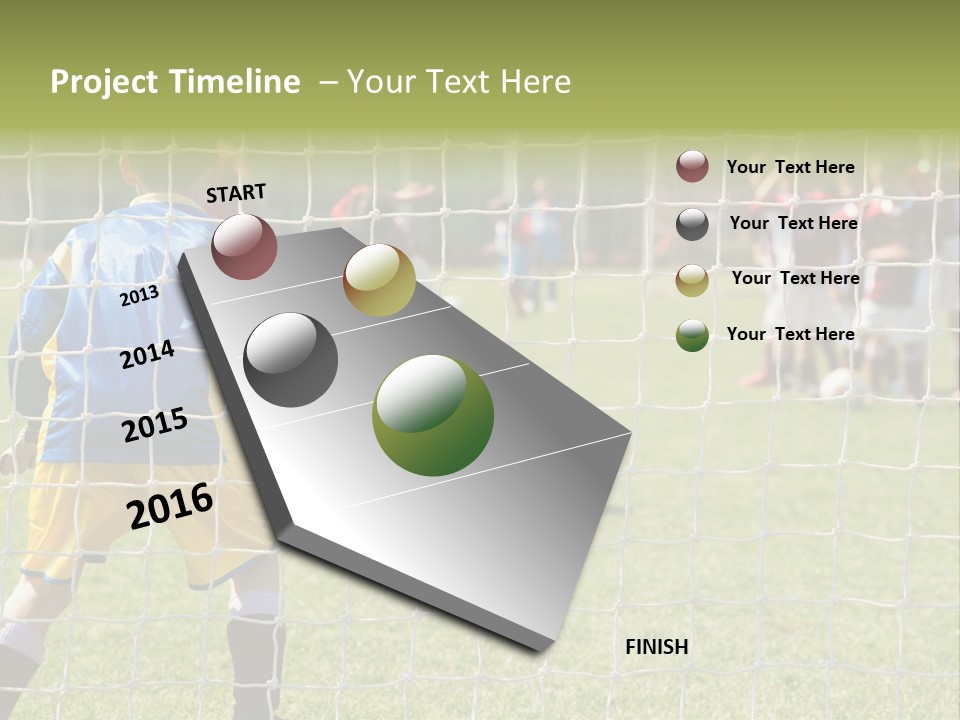 Goal Soccer Game PowerPoint Template