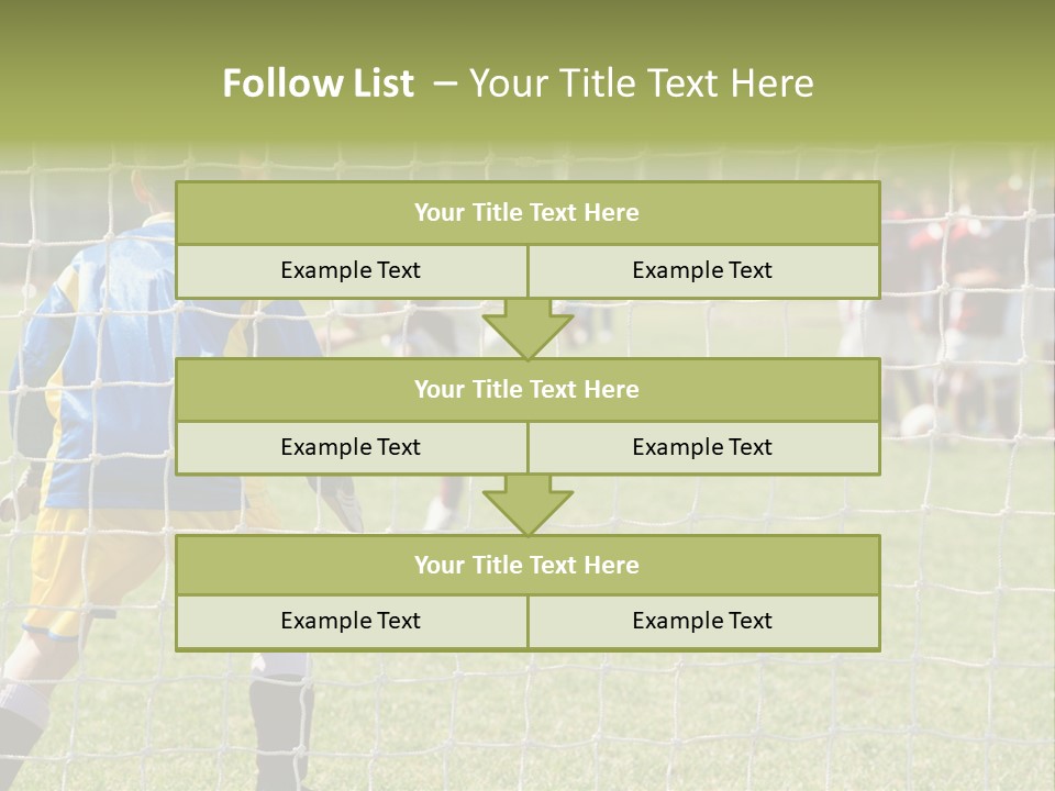 Goal Soccer Game PowerPoint Template