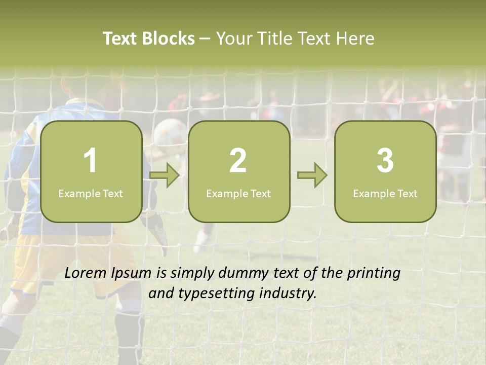 Goal Soccer Game PowerPoint Template