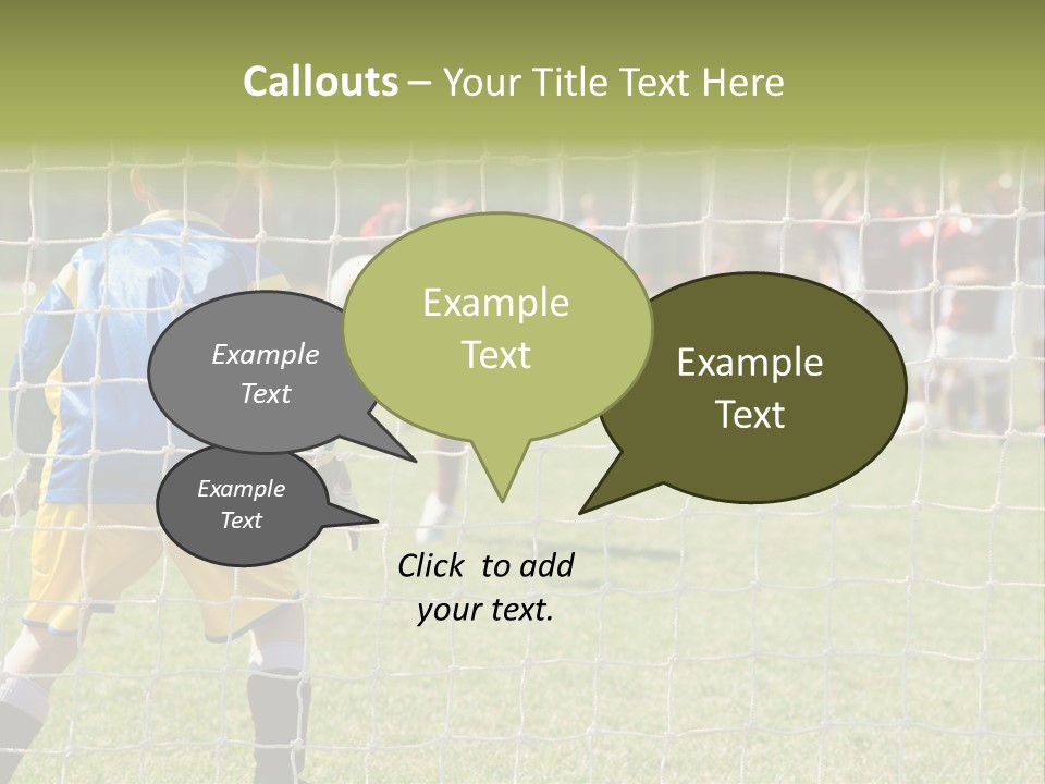 Goal Soccer Game PowerPoint Template
