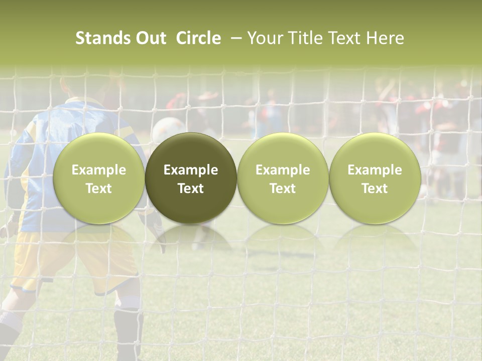 Goal Soccer Game PowerPoint Template