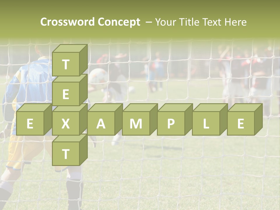 Goal Soccer Game PowerPoint Template