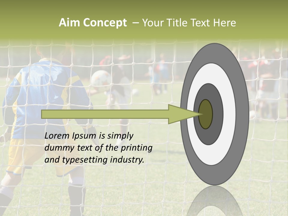 Goal Soccer Game PowerPoint Template