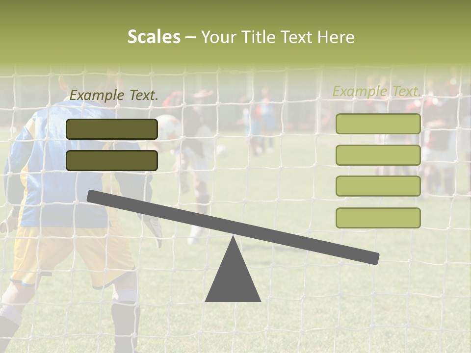 Goal Soccer Game PowerPoint Template