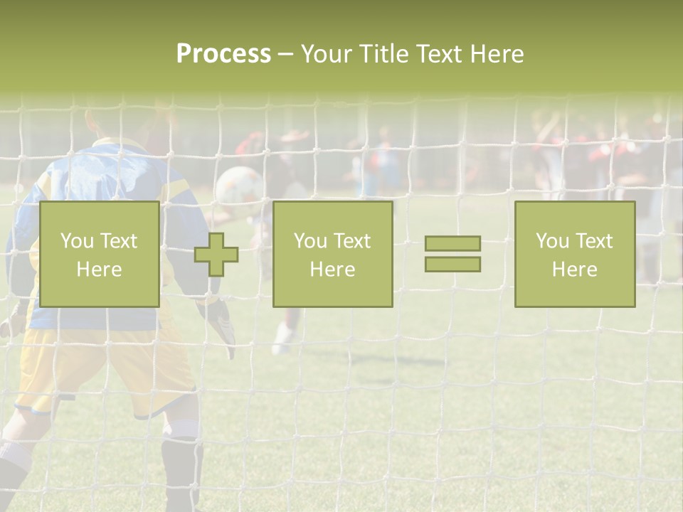 Goal Soccer Game PowerPoint Template