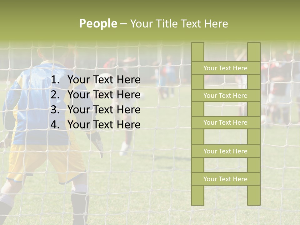 Goal Soccer Game PowerPoint Template