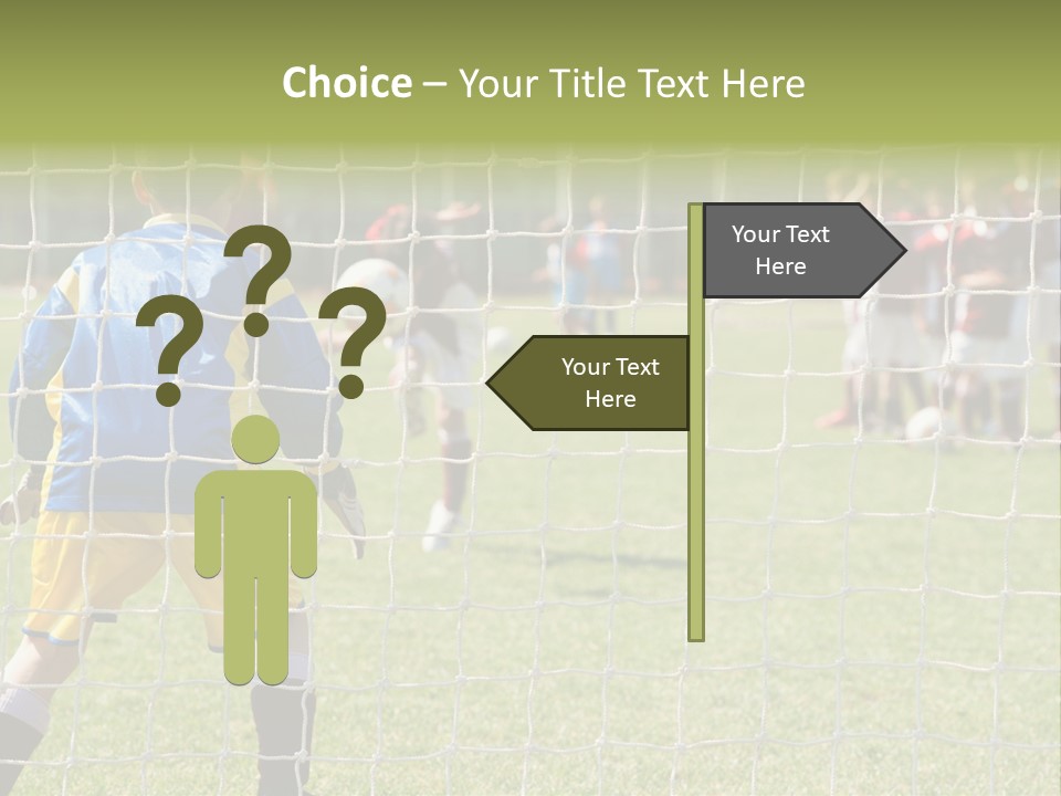 Goal Soccer Game PowerPoint Template