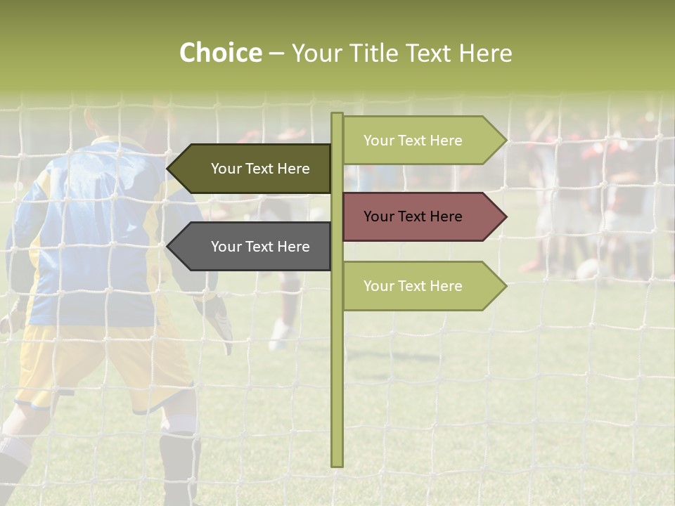 Goal Soccer Game PowerPoint Template