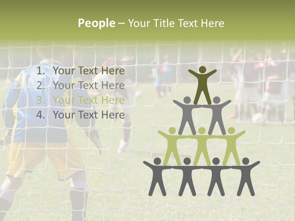 Goal Soccer Game PowerPoint Template