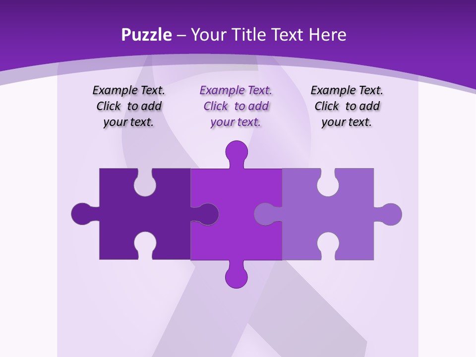 Awareness Ribbon Cause Pancreatic PowerPoint Template