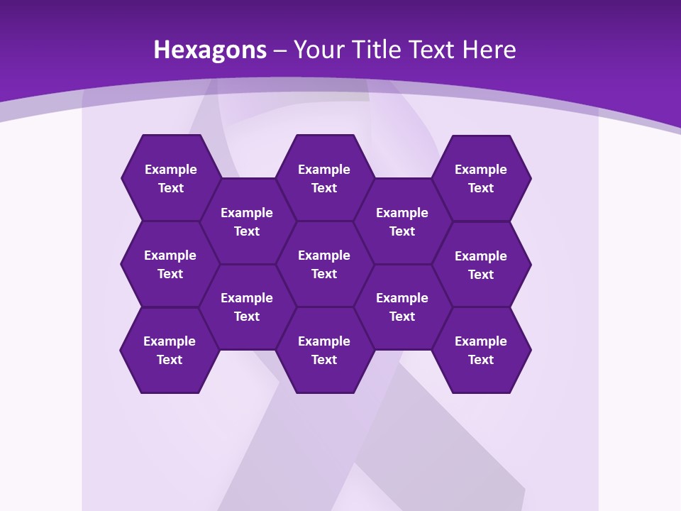Awareness Ribbon Cause Pancreatic PowerPoint Template