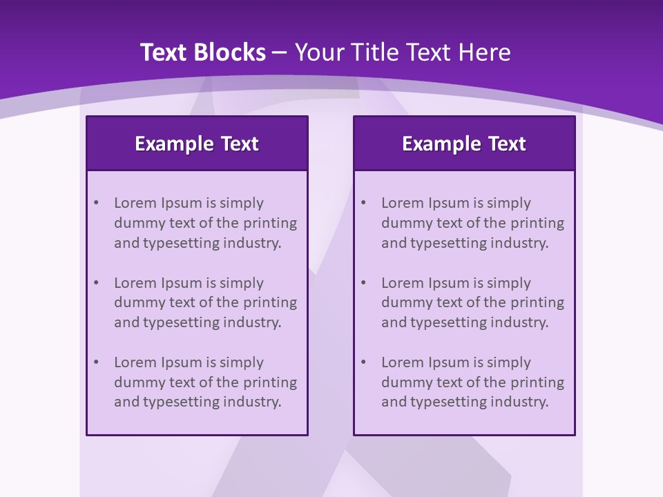 Awareness Ribbon Cause Pancreatic PowerPoint Template