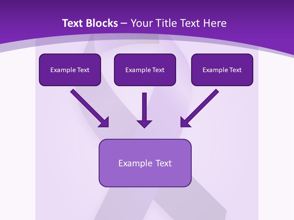 Awareness Ribbon Cause Pancreatic PowerPoint Template