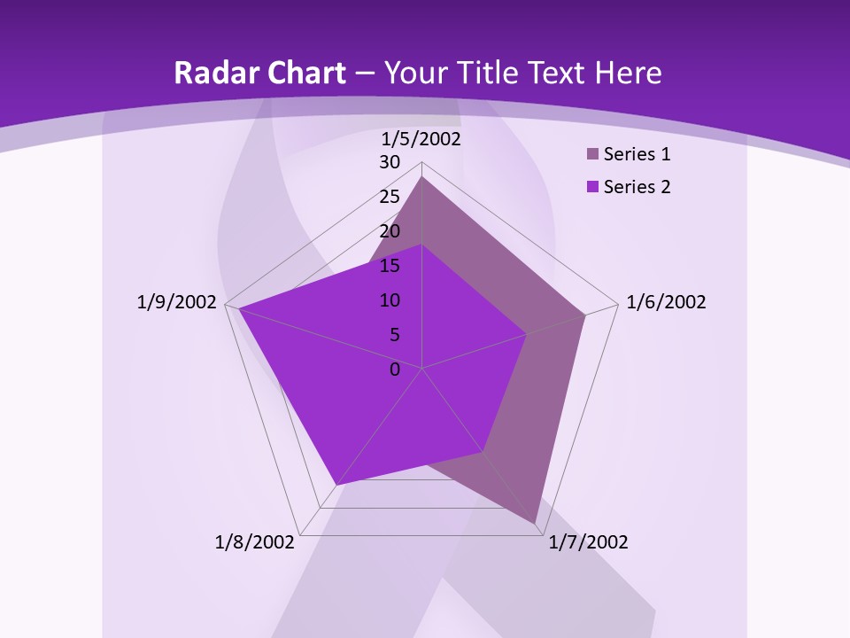 Awareness Ribbon Cause Pancreatic PowerPoint Template