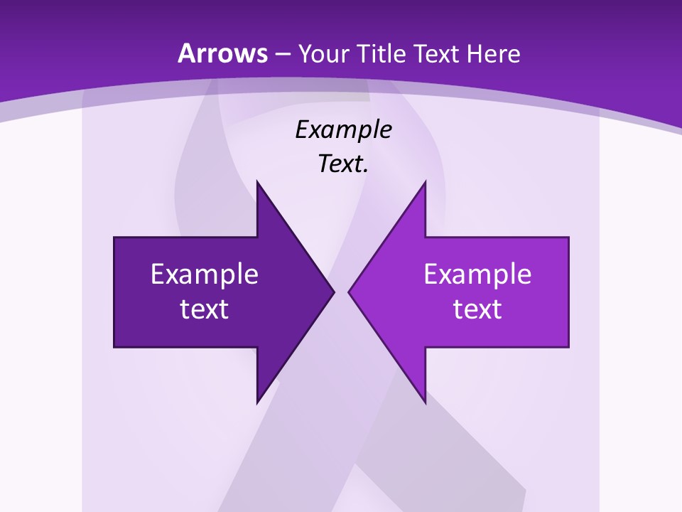 Awareness Ribbon Cause Pancreatic PowerPoint Template