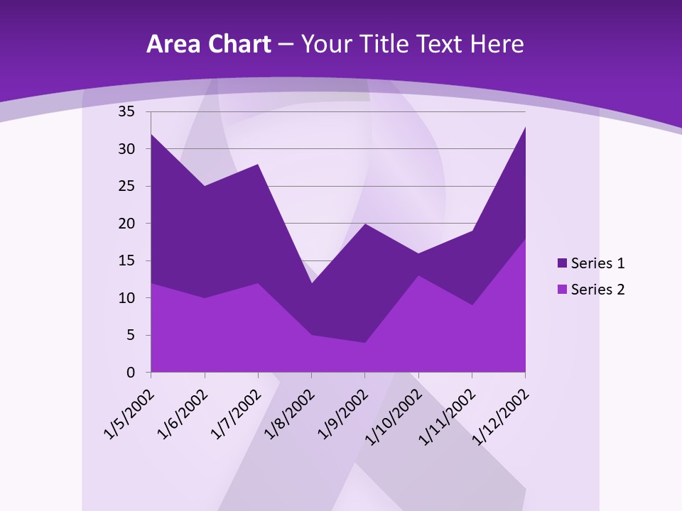 Awareness Ribbon Cause Pancreatic PowerPoint Template