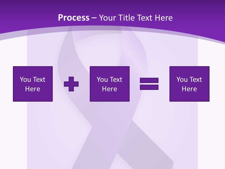 Awareness Ribbon Cause Pancreatic PowerPoint Template