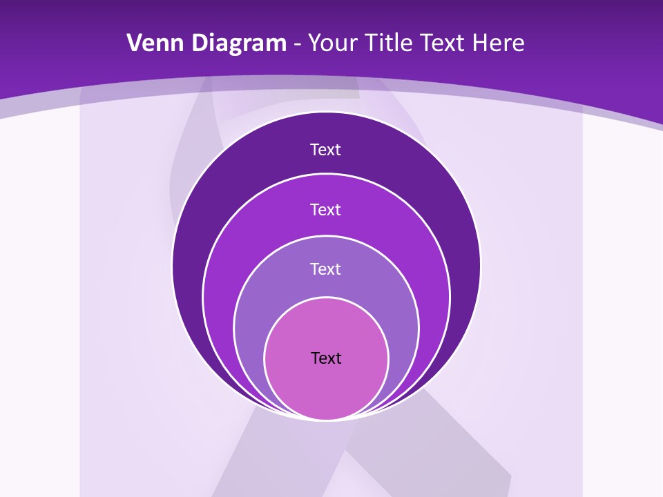 Awareness Ribbon Cause Pancreatic PowerPoint Template