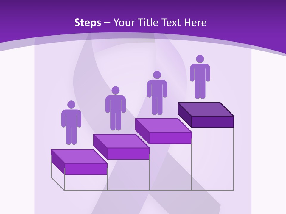 Awareness Ribbon Cause Pancreatic PowerPoint Template