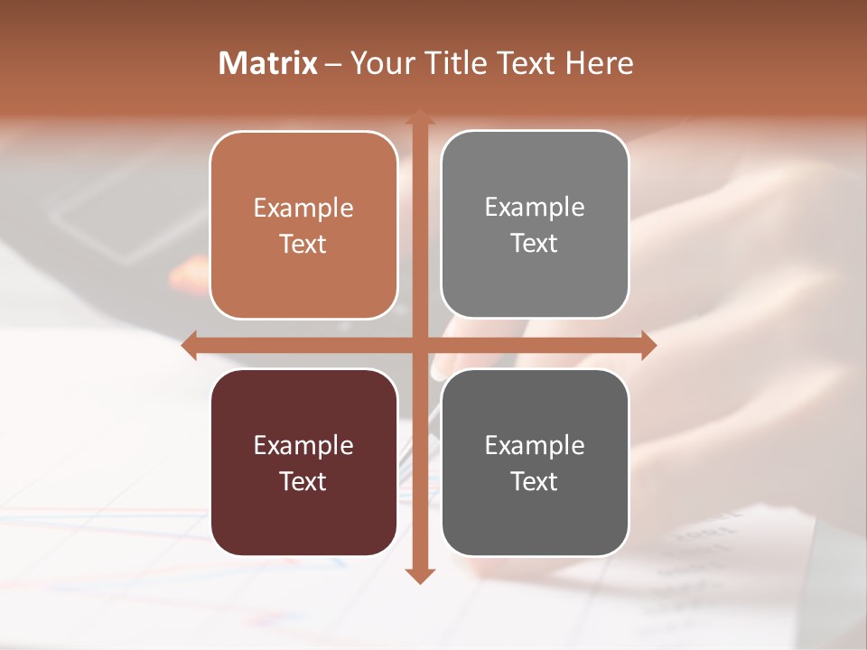 Chart Numbers Paper PowerPoint Template