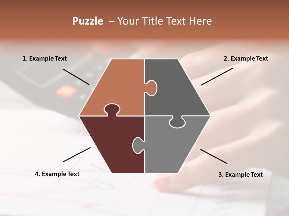 Chart Numbers Paper PowerPoint Template