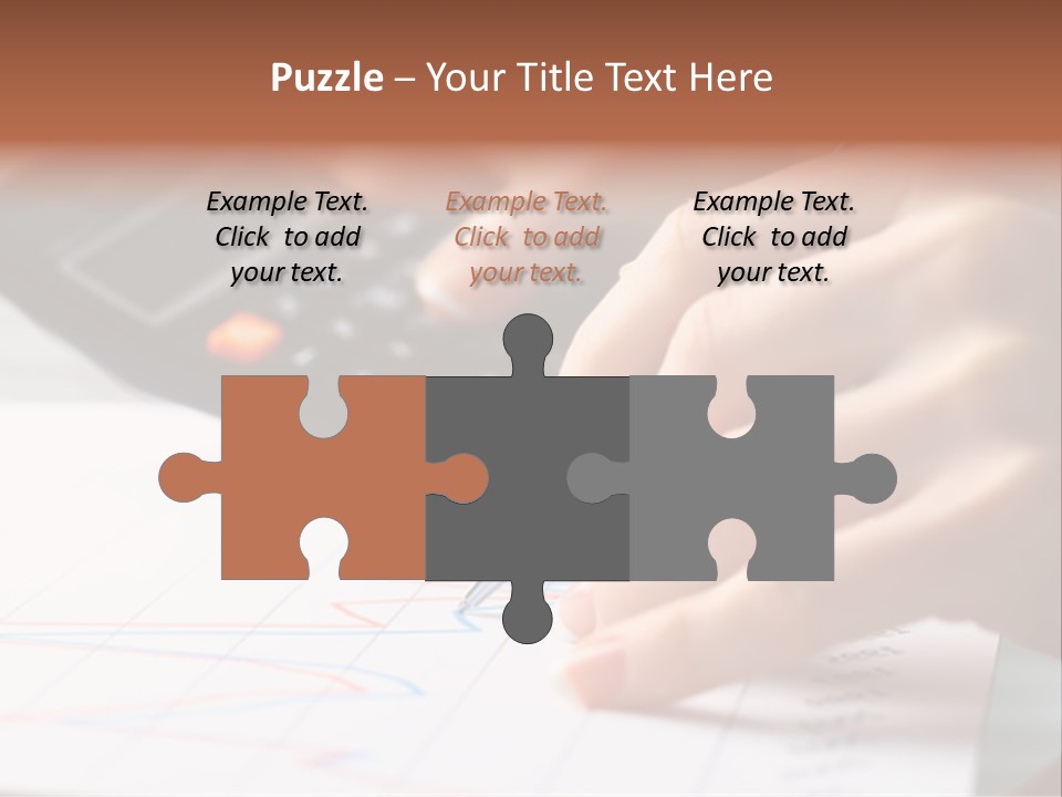 Chart Numbers Paper PowerPoint Template