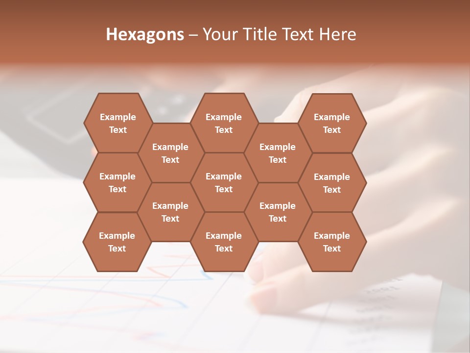 Chart Numbers Paper PowerPoint Template