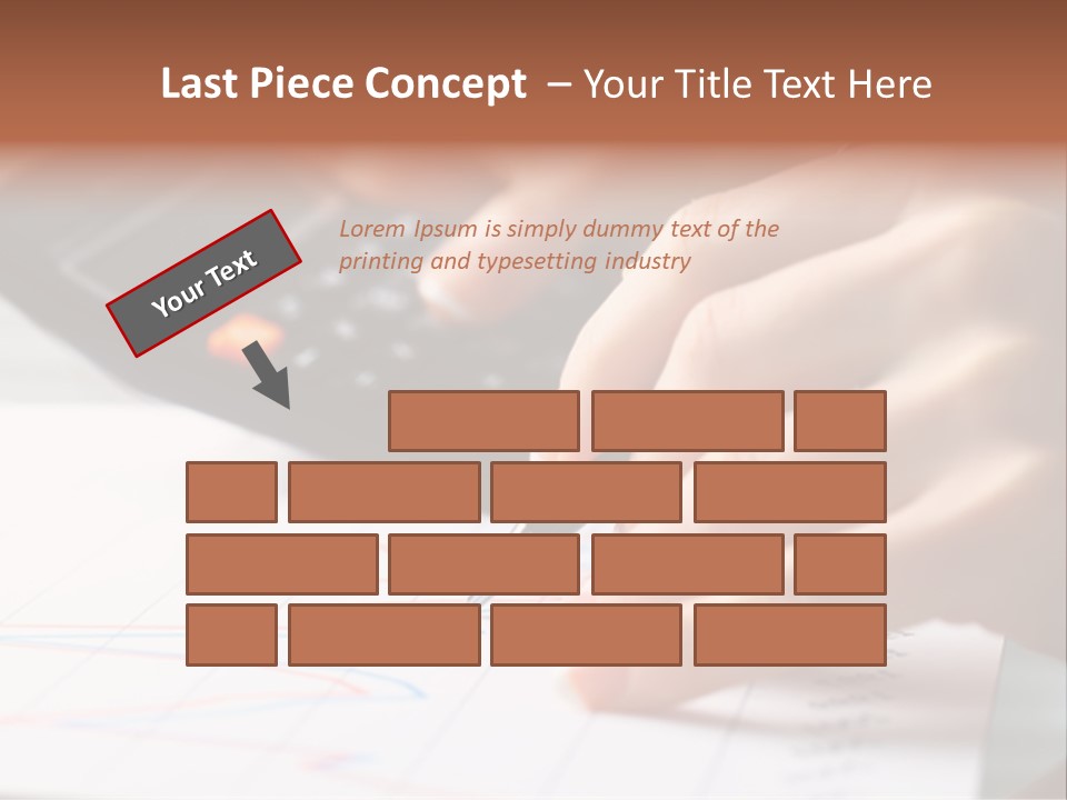 Chart Numbers Paper PowerPoint Template