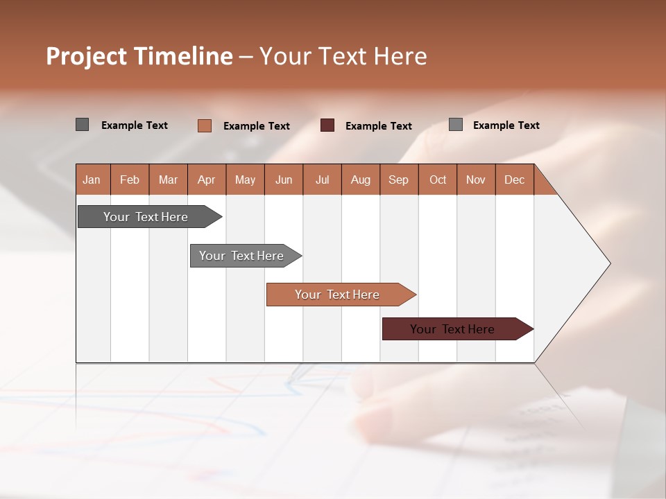 Chart Numbers Paper PowerPoint Template