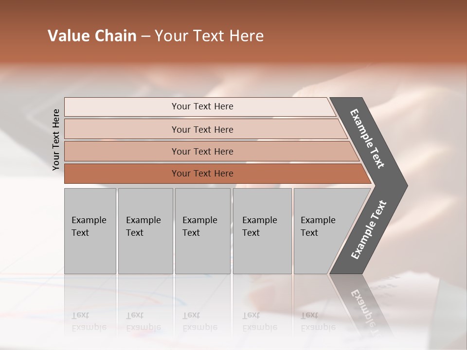 Chart Numbers Paper PowerPoint Template