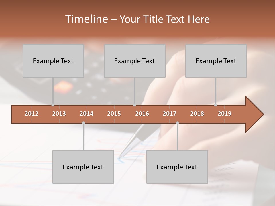 Chart Numbers Paper PowerPoint Template