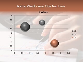 Chart Numbers Paper PowerPoint Template