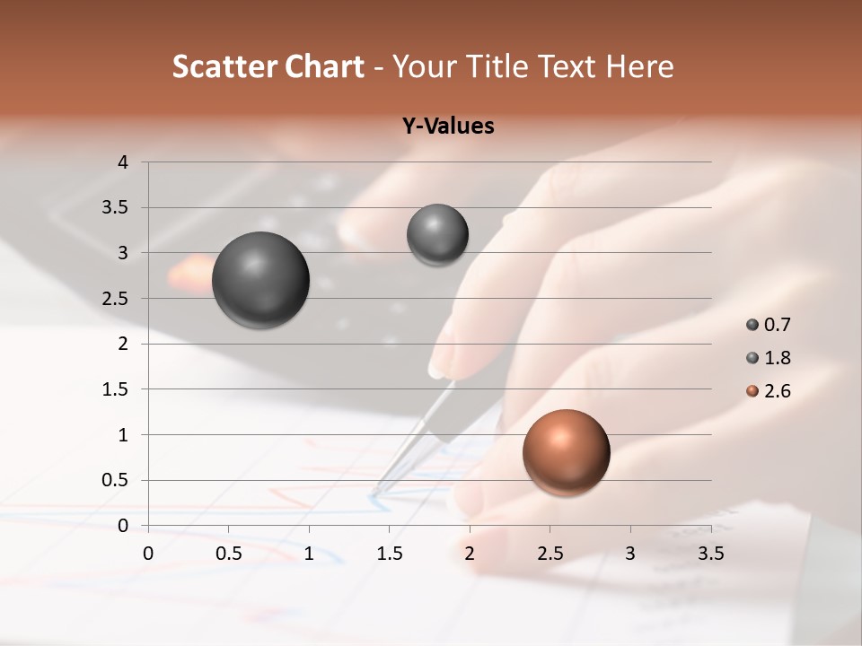 Chart Numbers Paper PowerPoint Template