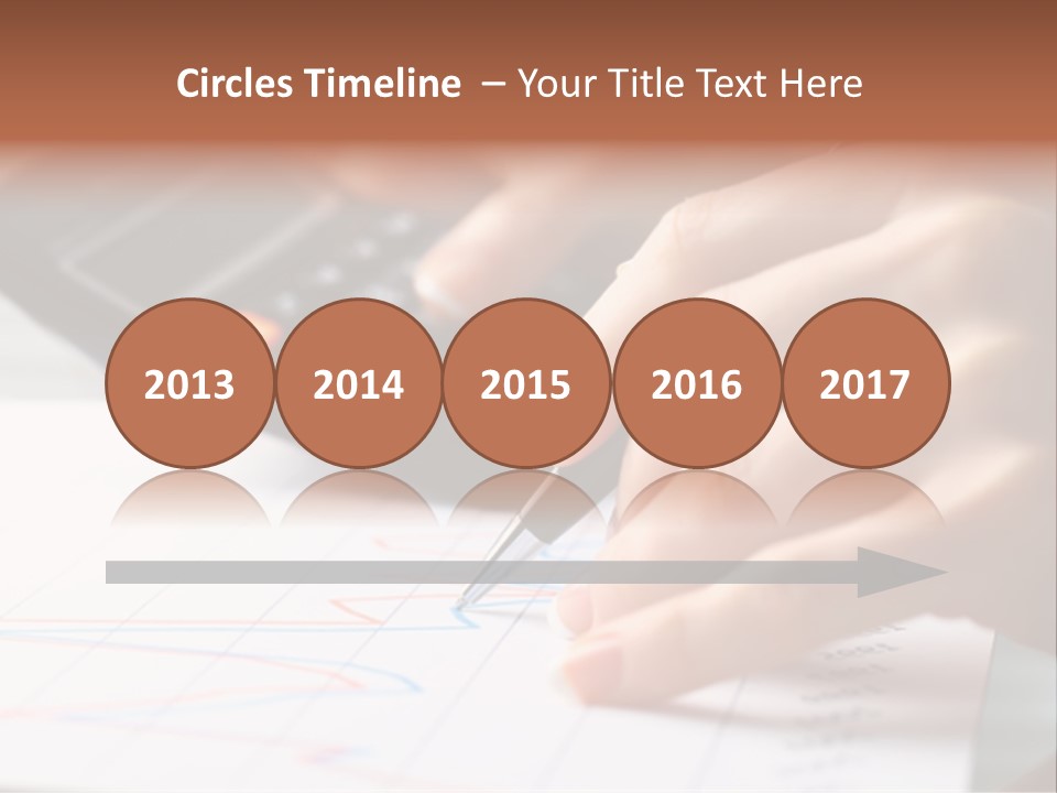 Chart Numbers Paper PowerPoint Template