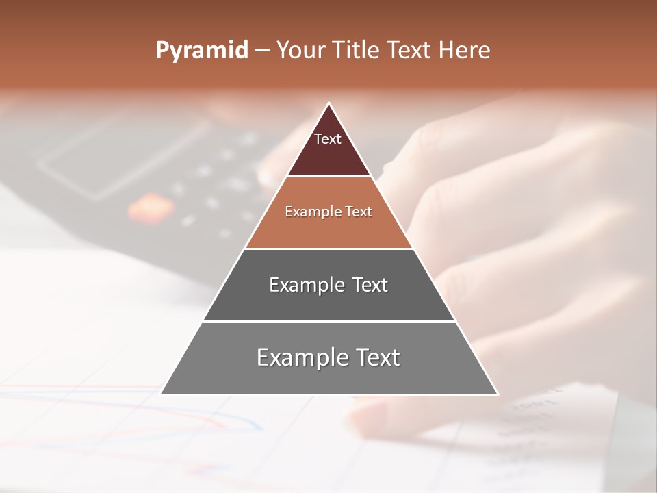 Chart Numbers Paper PowerPoint Template