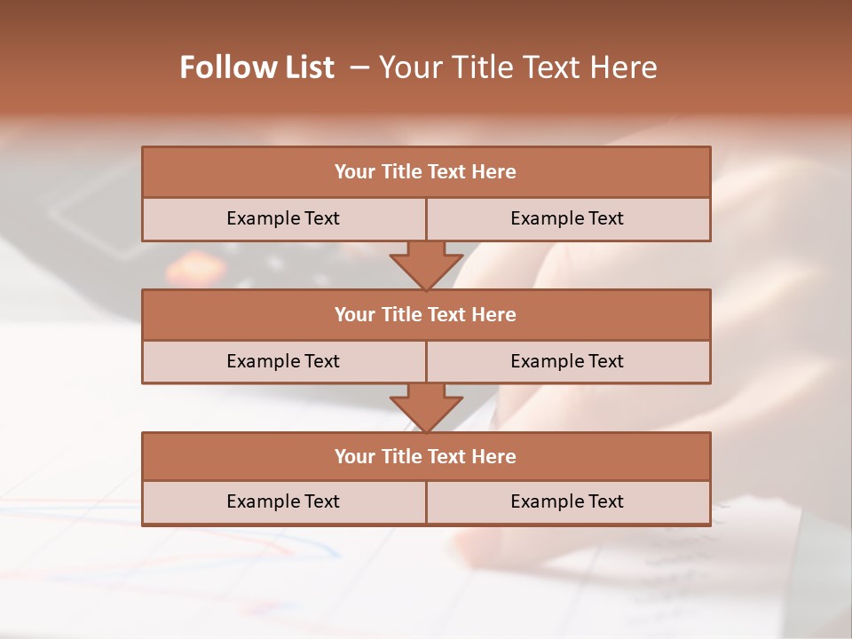 Chart Numbers Paper PowerPoint Template