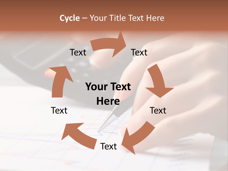 Chart Numbers Paper PowerPoint Template
