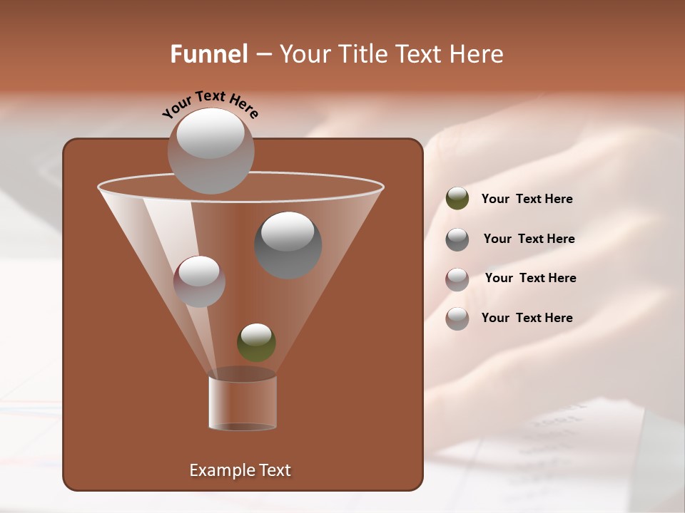Chart Numbers Paper PowerPoint Template