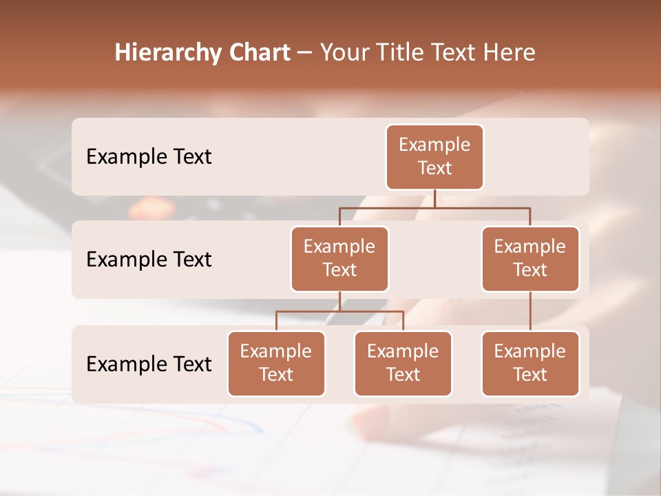 Chart Numbers Paper PowerPoint Template