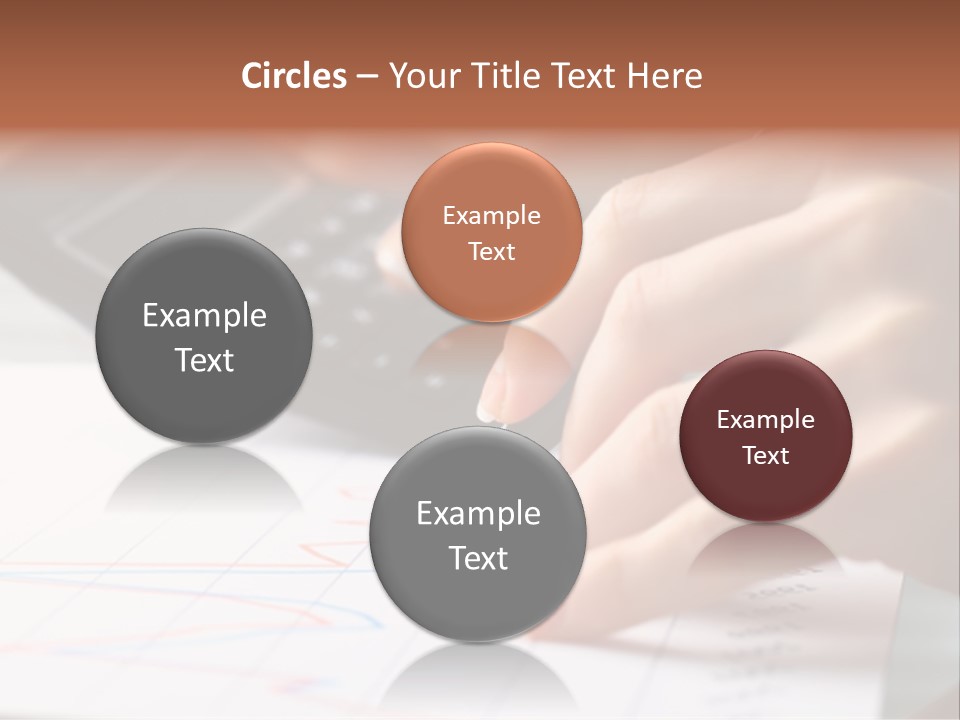 Chart Numbers Paper PowerPoint Template