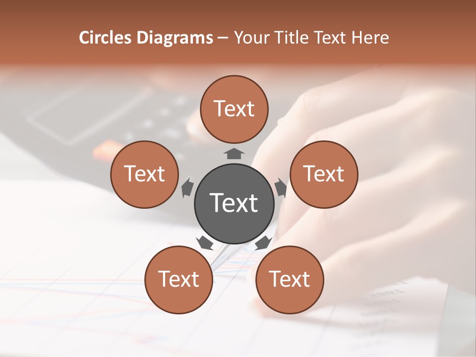 Chart Numbers Paper PowerPoint Template