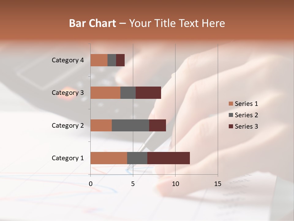 Chart Numbers Paper PowerPoint Template