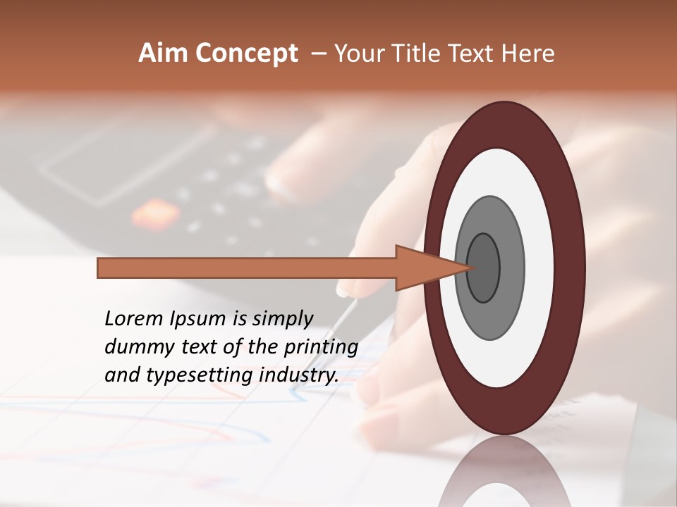 Chart Numbers Paper PowerPoint Template