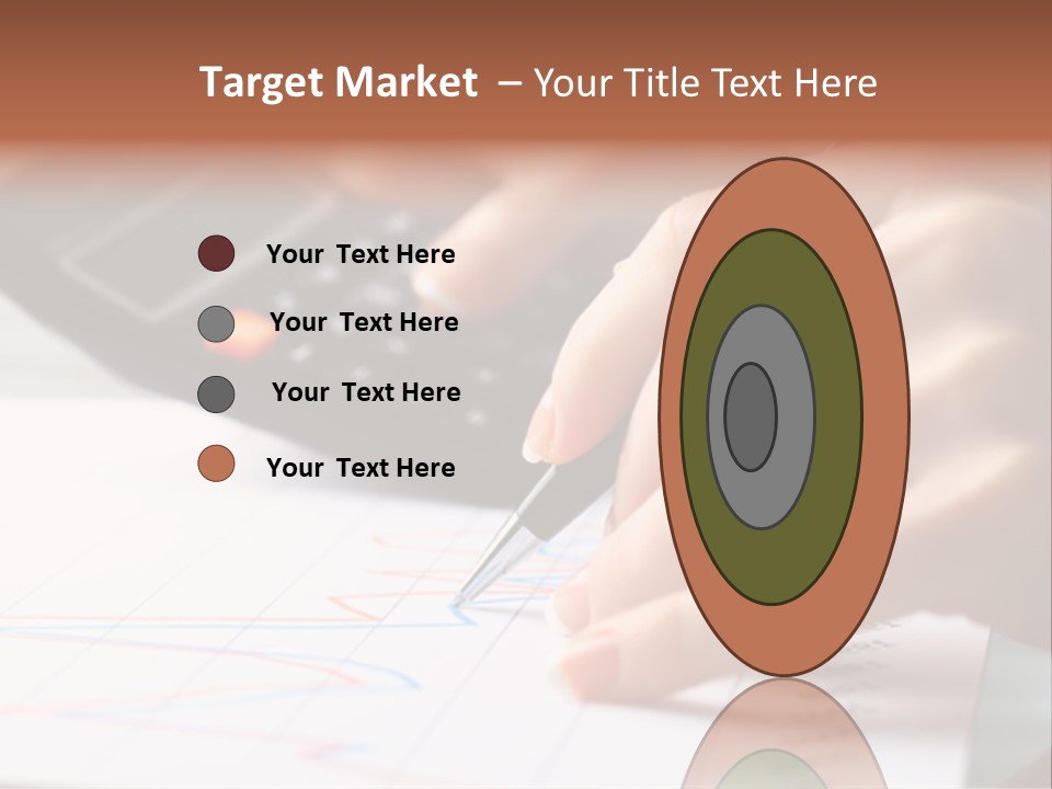 Chart Numbers Paper PowerPoint Template