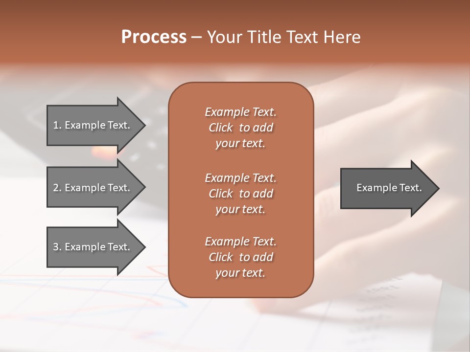 Chart Numbers Paper PowerPoint Template
