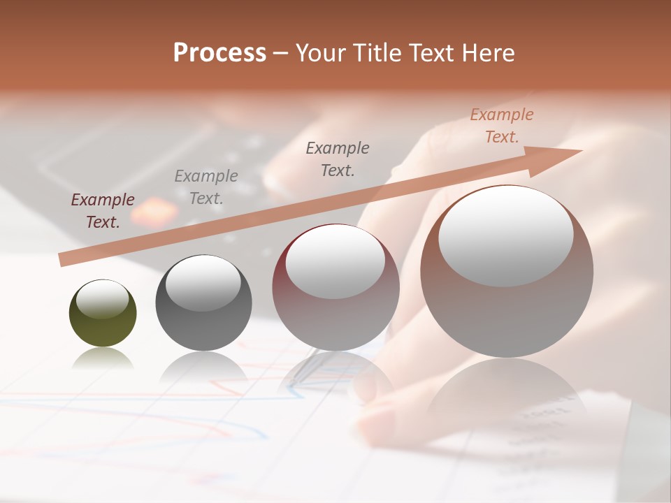 Chart Numbers Paper PowerPoint Template