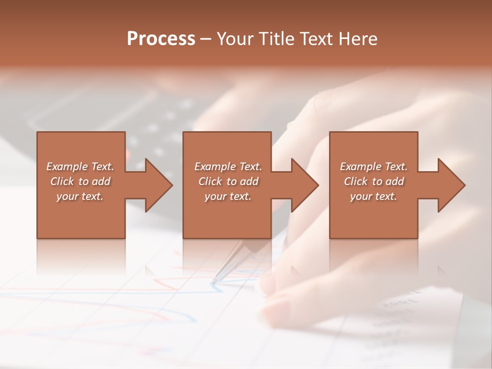 Chart Numbers Paper PowerPoint Template