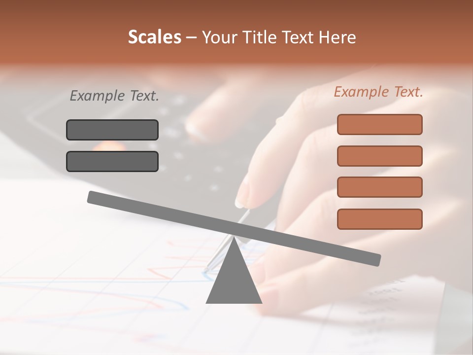 Chart Numbers Paper PowerPoint Template