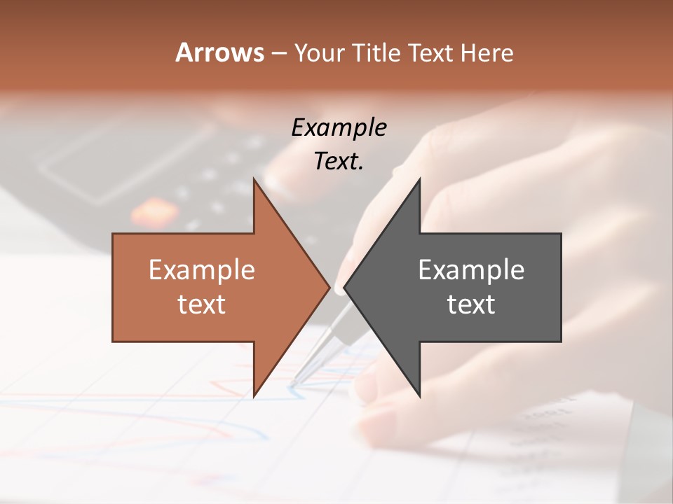 Chart Numbers Paper PowerPoint Template